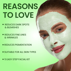 Jaquline USA Pure GLO Anti-Pigmentation Facial KIT With Niacinamide & Hyaluronic Acid to Improves Skin Texture | for all skin types