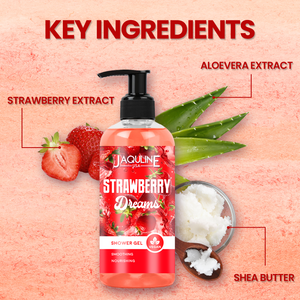 Jaquline USA Strawberry Dreams Shower Gel 250ml