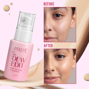 Jaquline USA The Dew Edit High Coverage Foundation (30 ml)- Tan 04