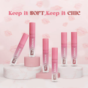 Jaquline USA Soft Kisses Liquid Lipstick long lasting, Matte Finish & Silky-Smooth Texture, Enriched with Hyaluronic Acid & Vitamin E, Soft Suede 02, 4ml