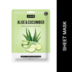 Jaquline USA Aloe & Cucumber Sheet Mask