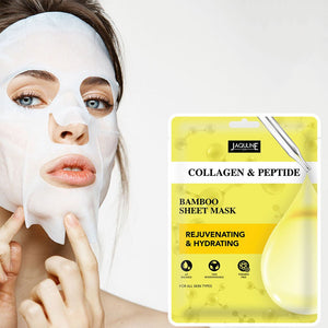 Collagen & Peptide Sheet Mask - JaqulineUSA