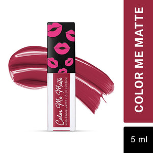 Color Me Matte Liquid Lipstick: Burgundy Red - JaqulineUSA