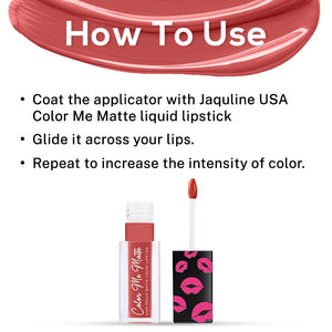 Color Me Matte Liquid Lipstick: Plum - JaqulineUSA