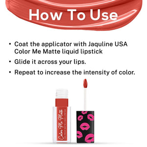 Color Me Matte Liquid Lipstick: Spice Orange - JaqulineUSA