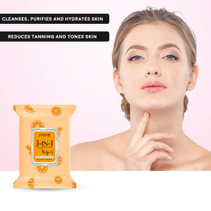 Daily Skin Brightening Wipes-3 in1 - JaqulineUSA