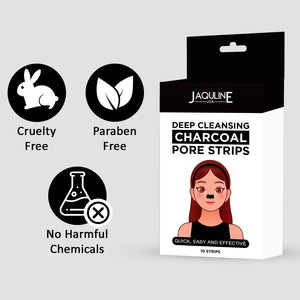 Deep Cleansing Charcoal Pore Strips - JaqulineUSA
