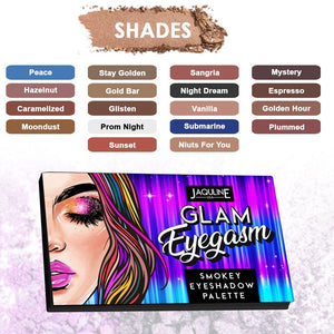 Glam Eyegasm Smokey Eyeshadow Palette - JaqulineUSA