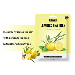 Lemon & Tea Tree Sheet Mask - JaqulineUSA