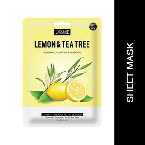 Lemon & Tea Tree Sheet Mask - JaqulineUSA