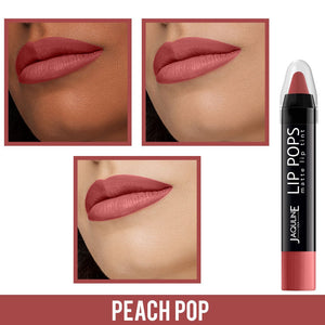 Lip Pops Matte Lip Tint: Peach Pop 07 (3.4 gm) - JaqulineUSA
