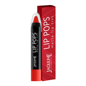 Lip Pops Matte Lip Tint Red Pop 02 (3.4gm) - JaqulineUSA