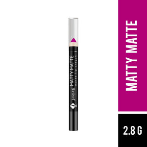 Matty Matte Lip Crayon: Pink Pie 1 (2.8g) - JaqulineUSA