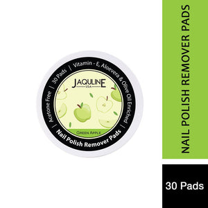 Nail Polish Remover Pads : Green Apple 30s - JaqulineUSA