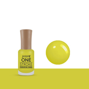 One Stroke Premium Nail Enamel : Limen Lemon J61 - JaqulineUSA