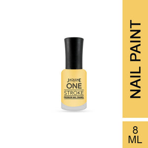 One Stroke Premium Nail Enamel: Mellow Yellow J43 - JaqulineUSA