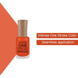 One Stroke Premium Nail Enamel : Orange Treat J65 - JaqulineUSA