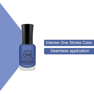 One Stroke Premium Nail Enamel: Purple Heart J21 - JaqulineUSA