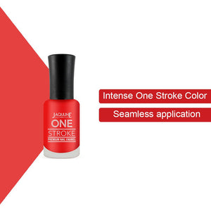 One Stroke Premium Nail Enamel Red Roses J02 - JaqulineUSA