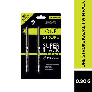 One Stroke Super Black Kajal Twin Pack (0.30g+0.30g) - JaqulineUSA