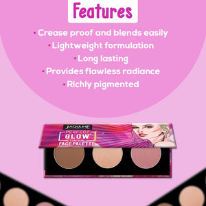 Perfect Glow 3in1 Contour: Face Pallete 01 - JaqulineUSA
