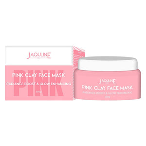 Pink Clay Face Mask (100gm) - JaqulineUSA