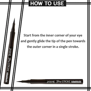 Pro Stroke Eyeliner Pen (Black) - JaqulineUSA