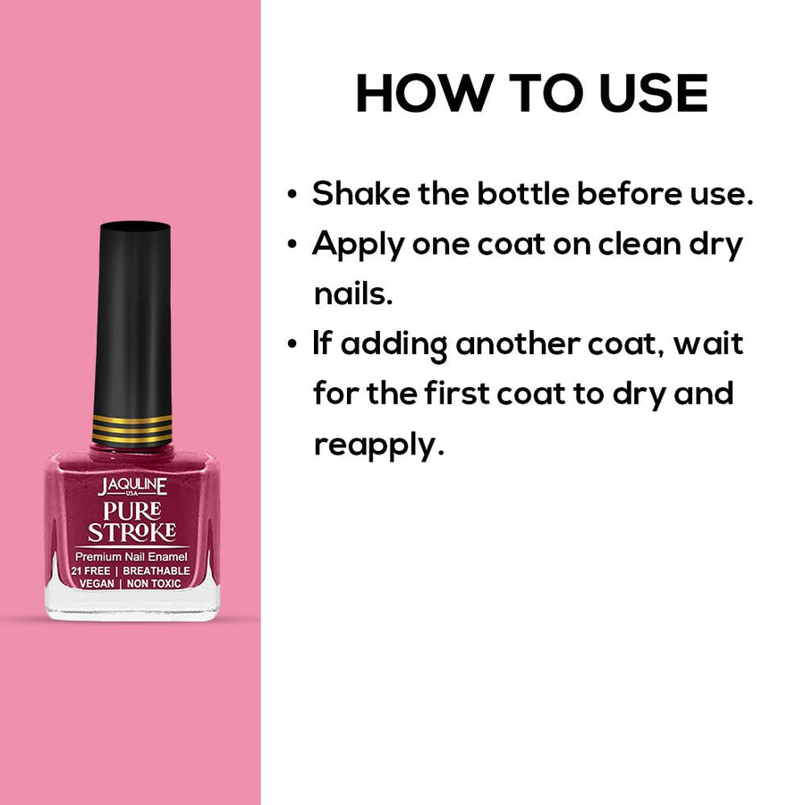 Pure Stroke Nail Enamel: Noble - JaqulineUSA