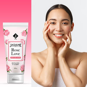 Rose Love Body Scrub (200gm) - JaqulineUSA