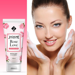 Rose Love Clay Face Wash (100ml) - JaqulineUSA