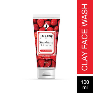 Strawberry Dreams Clay Face Wash (100ml) - JaqulineUSA