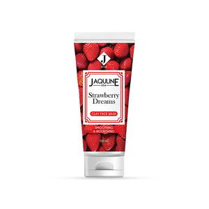Strawberry Dreams Clay Face Wash (100ml) - JaqulineUSA