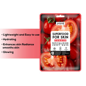 Superfood Sheet Mask: Tomato - JaqulineUSA