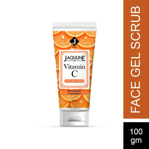 Vitamin C Face Gel Scrub (100gm) - JaqulineUSA