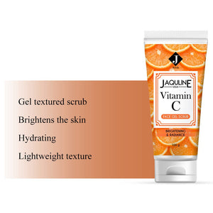 Vitamin C Face Gel Scrub (100gm) - JaqulineUSA