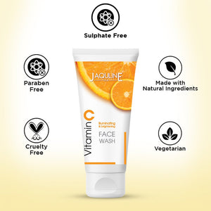 Vitamin C Face Wash 100ml - JaqulineUSA